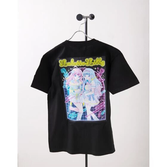 魔法の姉妹ルルットリリィ　デザインTシャツ（ティザー／ネオン）【7月お届け】
